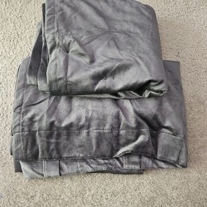 Threshold 50x84 blackout velvet curtain (pair)